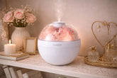 Floral Ultrasonic Humidifier | Quiet Bedroom Desk Diffuser | Decorative Flower Dome