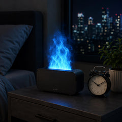 Flame Humidifier Lamp – Ambient Mist Light for Bedroom, Desk & Night Setup