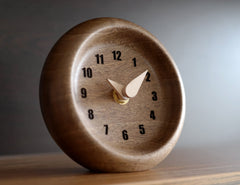 Walnut Wood Table Clock