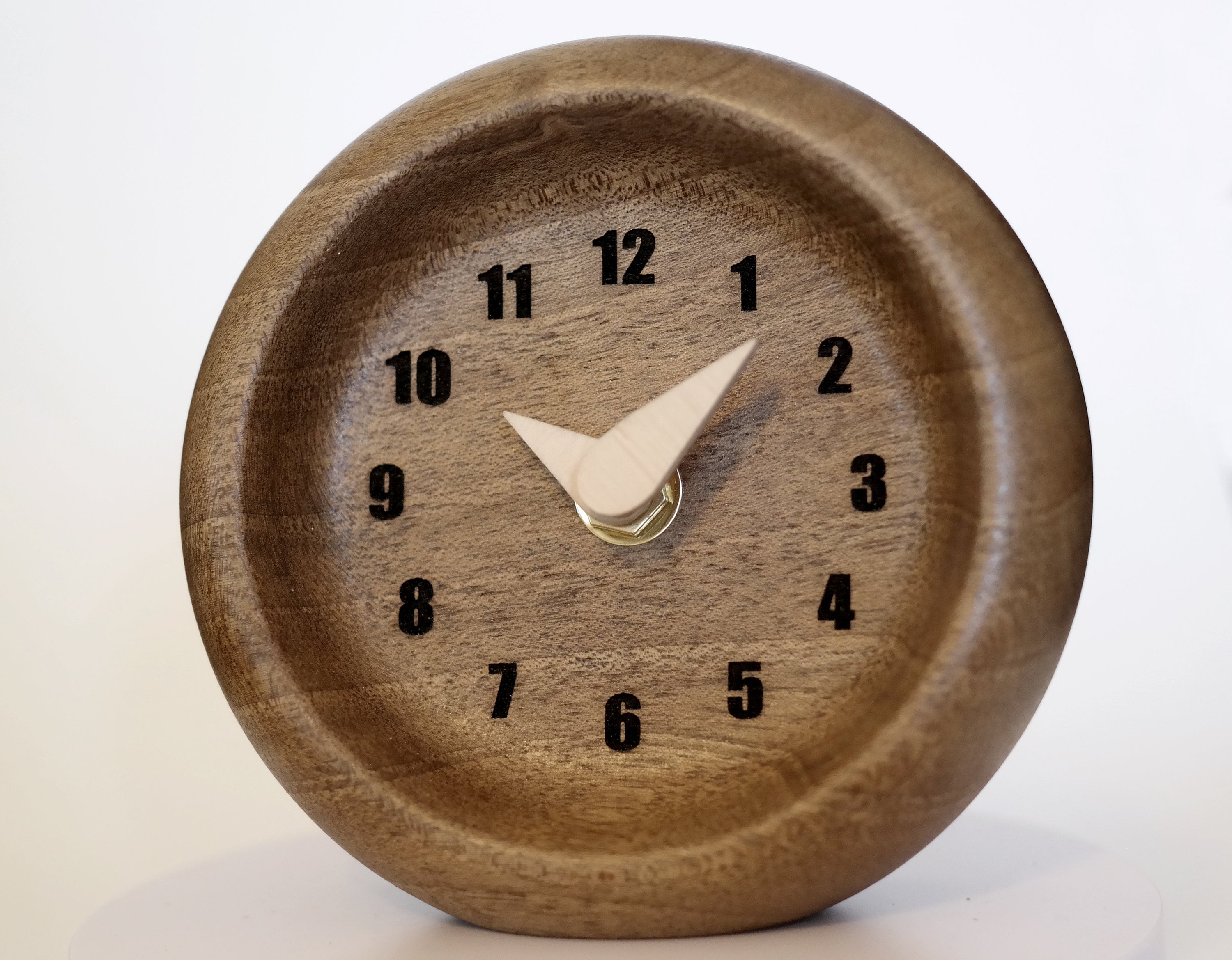 Walnut Wood Table Clock