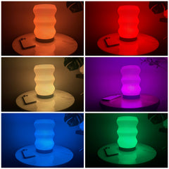 Wave Lamp - USB Powered - Dimmable - 15 Color Options - Modern Minimalist Design