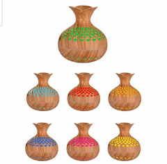 Wooden Design Air Humidifier – Essential Oil Diffuser with Colorful LED