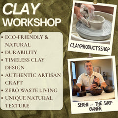 Red Clay Bottle: Ceramic Jug, 1000 ml