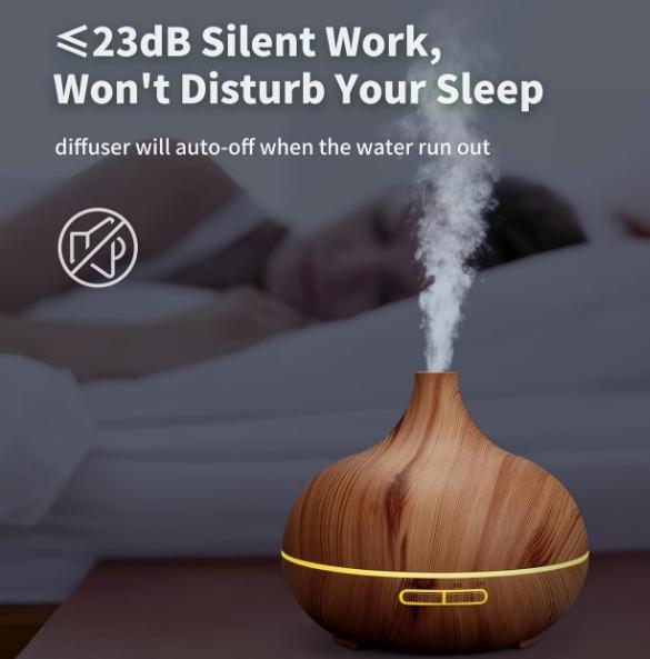 Ultrasonic Wood Humidifier Diffuser