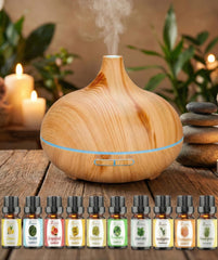 Ultrasonic Wood Humidifier Diffuser