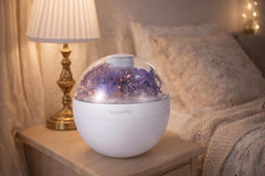 Floral Ultrasonic Humidifier | Quiet Bedroom Desk Diffuser | Decorative Flower Dome