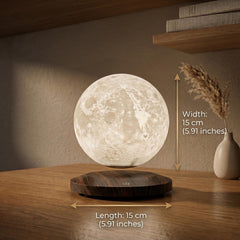 Magnetic Levitation Moon Lamp, Floating Moon Light, Levitating Lamp, Anti Gravity Lamp, Moon Night Light, Desk Ambient Lamp
