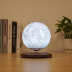 Magnetic Levitation Moon Lamp, Floating Moon Light, Levitating Lamp, Anti Gravity Lamp, Moon Night Light, Desk Ambient Lamp