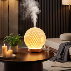 Aroma Diffuser Lamp, Humidifier, Ambient Night Light, Minimalist Scandinavian Decor