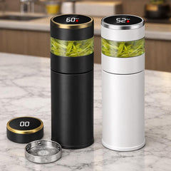 Stainless Steel Tea Thermos with LED Temperature Display