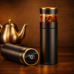 Stainless Steel Tea Thermos with LED Temperature Display