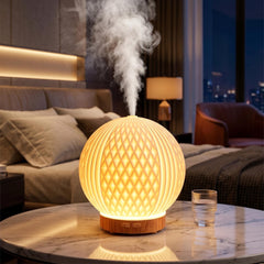 Aroma Diffuser Lamp, Humidifier, Ambient Night Light, Minimalist Scandinavian Decor